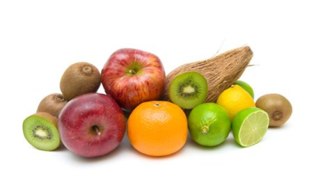 Different kinds of fruits placed together